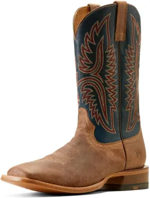 ARIAT Men`s Tanglewood Bone 11In Honorable Blue Top Cowboy Boot