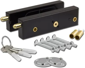 Asec AS1997 Garage Door Lock - Black