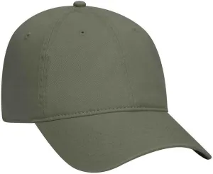 Ashen Fane 6 Panel Low Profile Garment Washed Superior Cotton Twill Dad Hat with Buckle