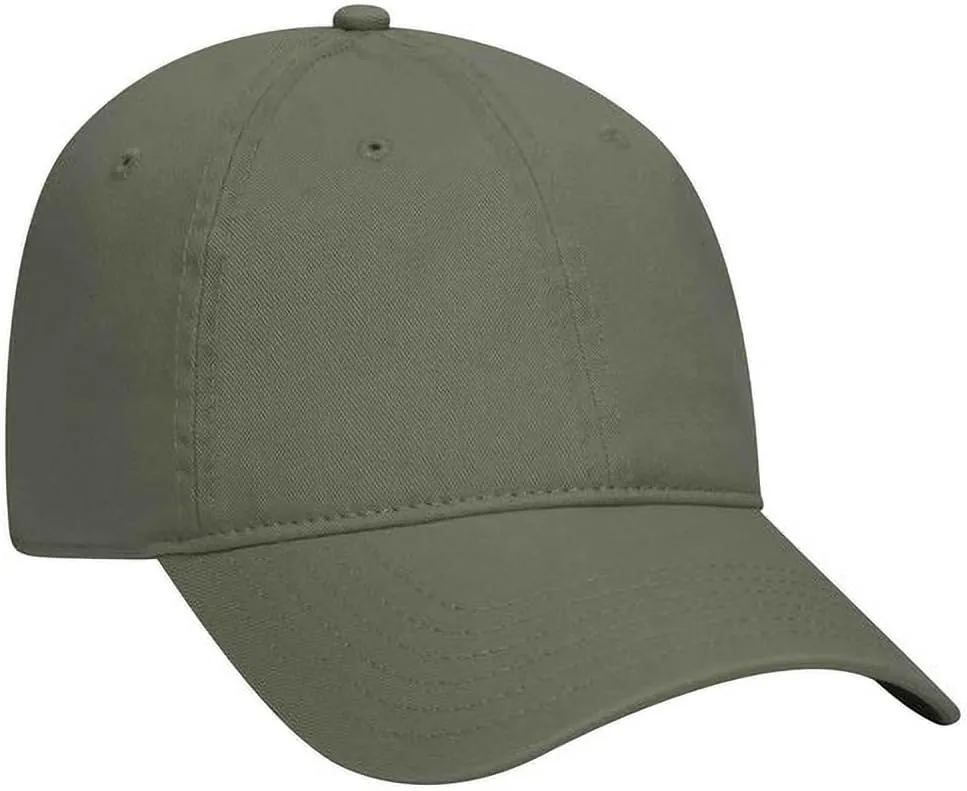Ashen Fane 6 Panel Low Profile Garment Washed Superior Cotton Twill Dad Hat with Buckle