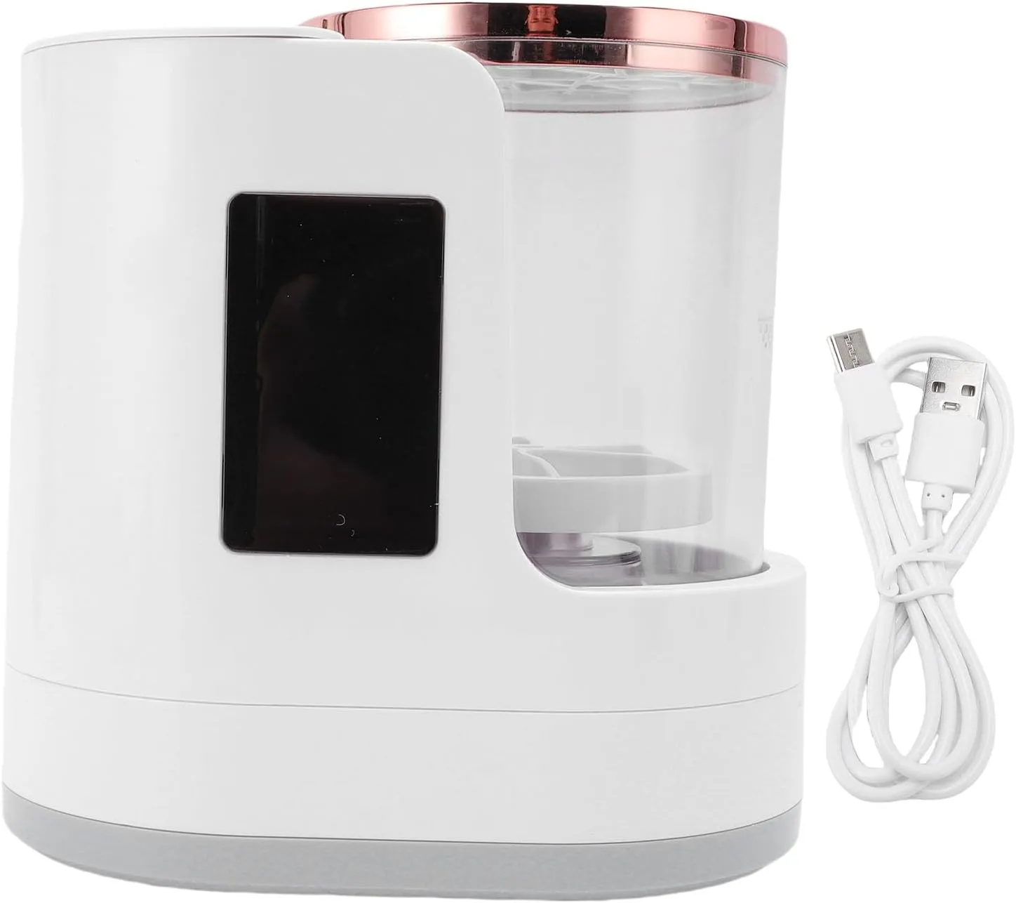 Automatic Spinning Cosmetic Brush Clease,Automatic Makeup Brush Cleaner and Dryer Machine for All Size Beauty Makeup Brush Set