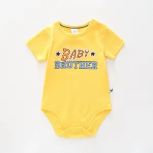 Baby Slogan Bodysuit, Baby Brother