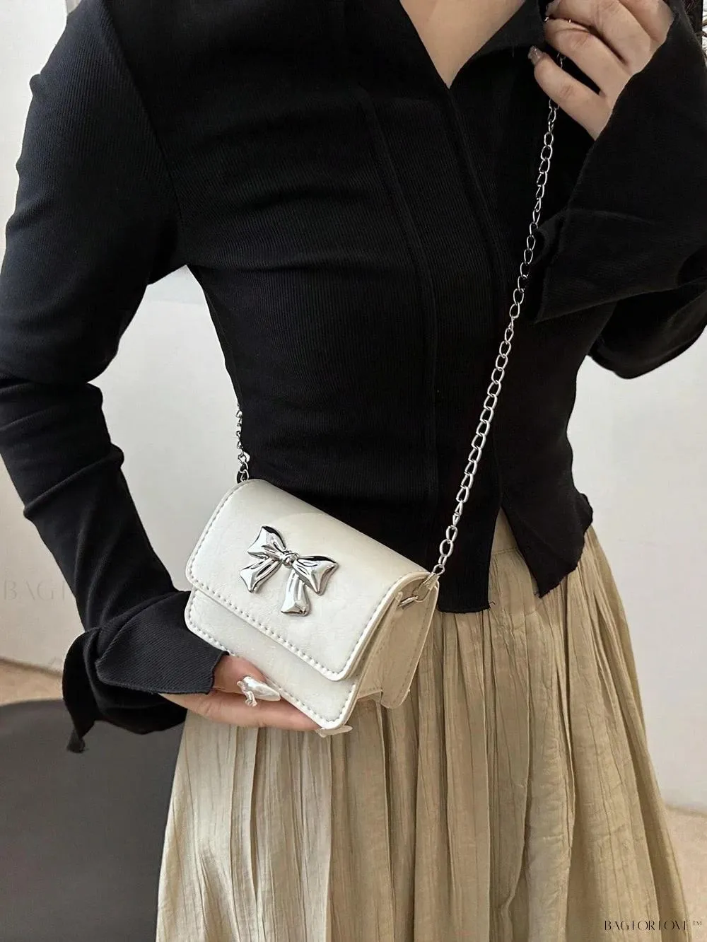 BagForLove - Trendy Flap Chain Shoulder Handbag for Ladies