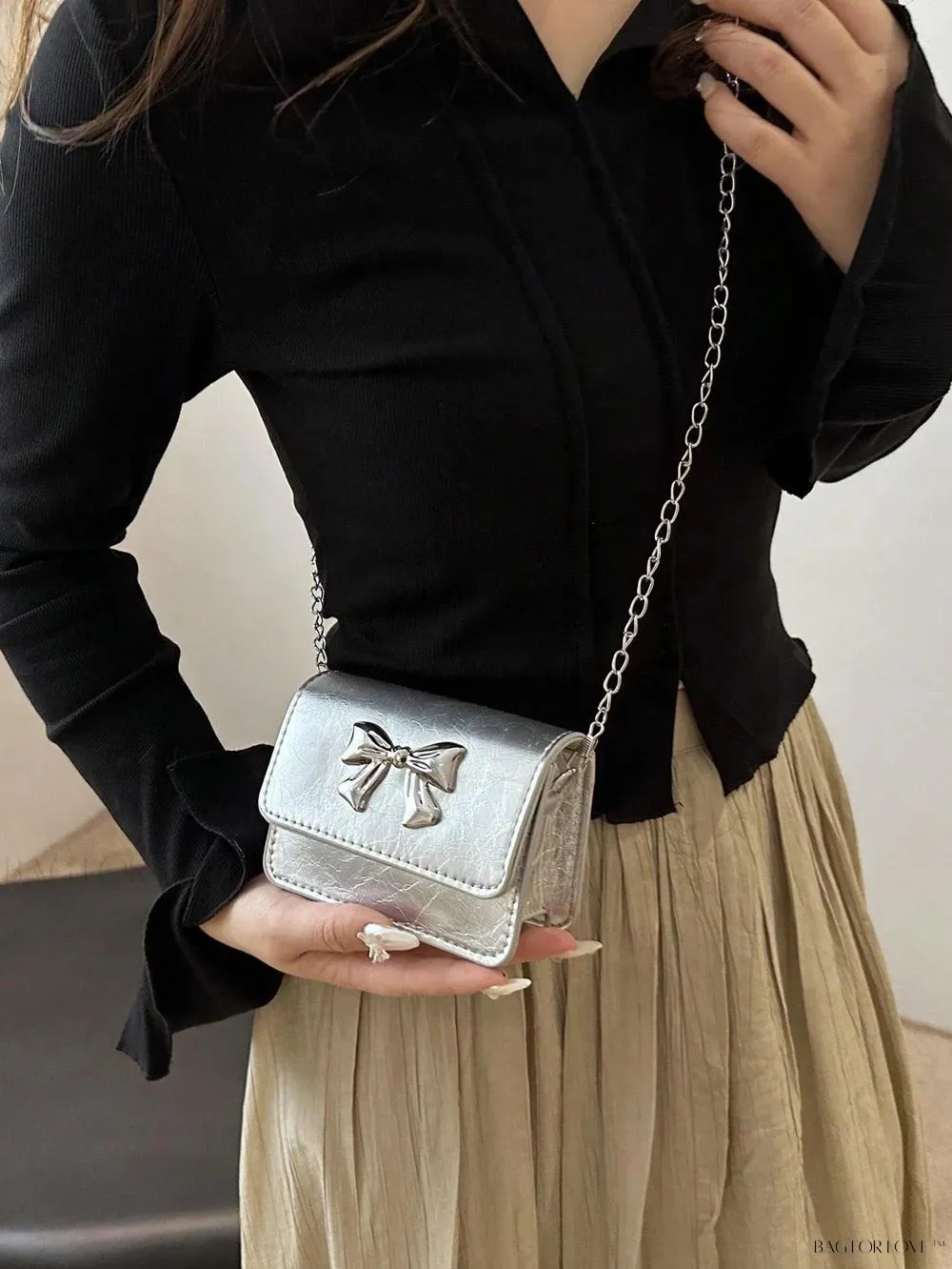 BagForLove - Trendy Flap Chain Shoulder Handbag for Ladies