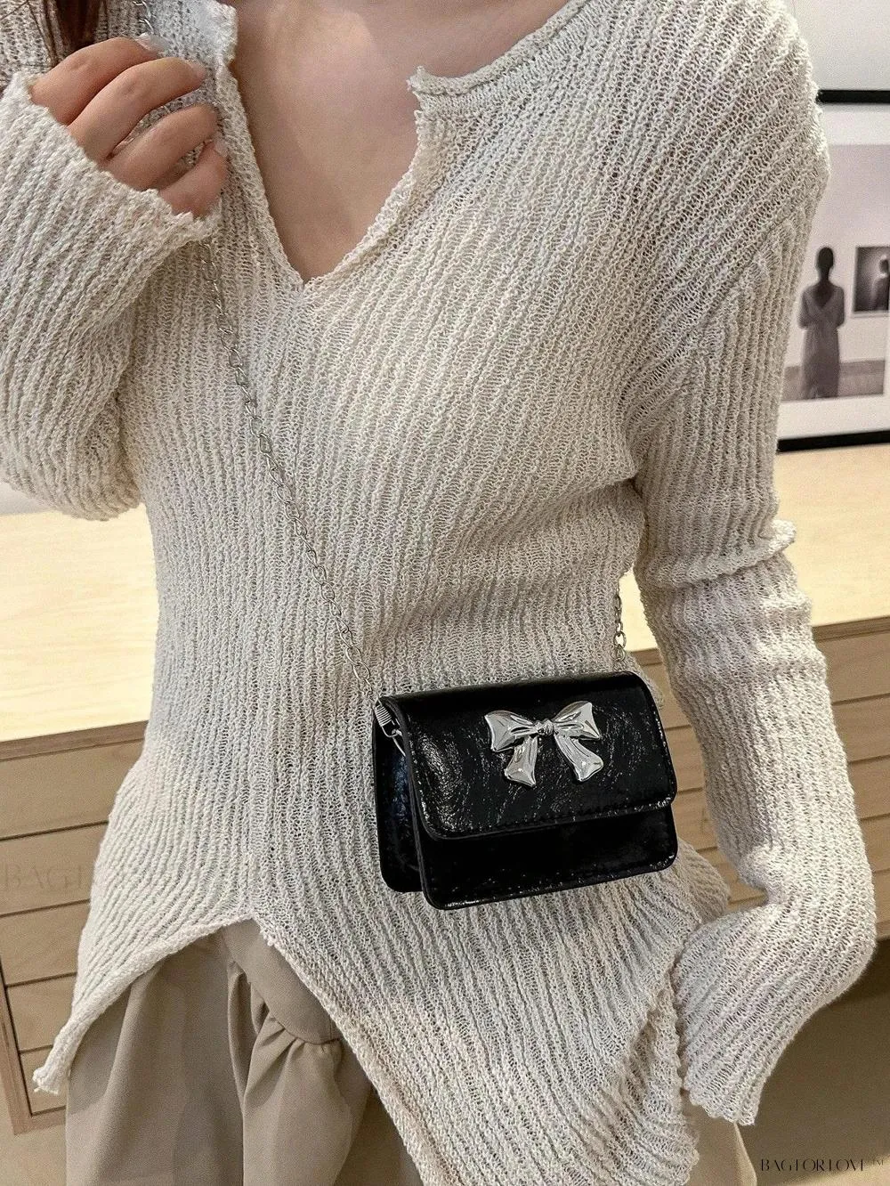 BagForLove - Trendy Flap Chain Shoulder Handbag for Ladies
