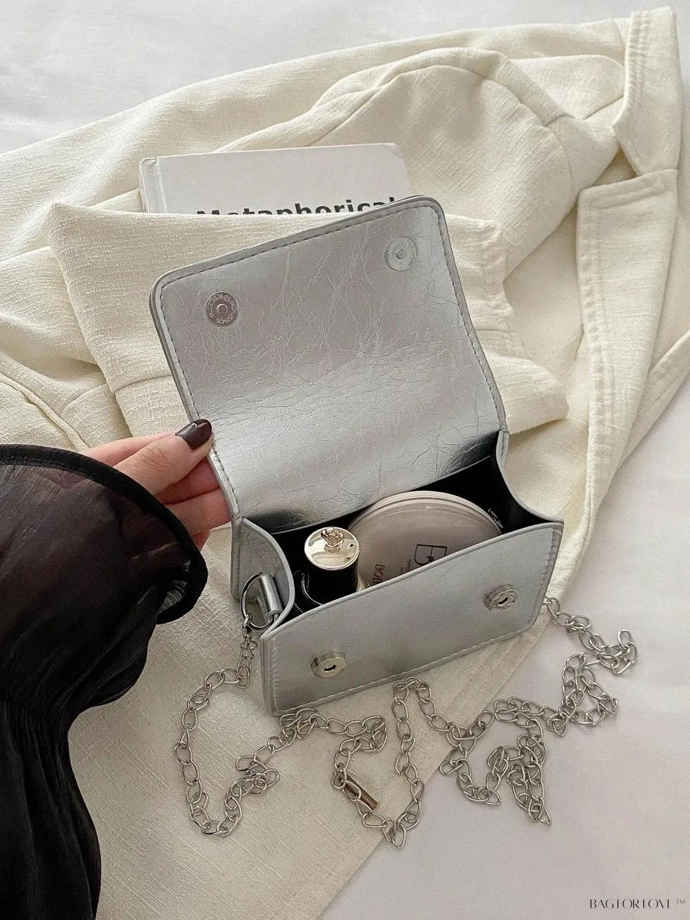 BagForLove - Trendy Flap Chain Shoulder Handbag for Ladies