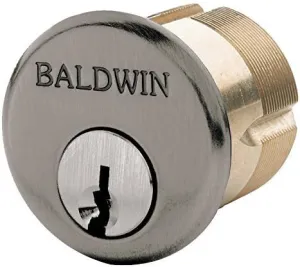 Baldwin 8325 1-1/2" Mortise Cylinder C Keyway, Matte Antique Nickel