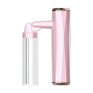 barenx Portable Handheld Nano Facial Steamer Humidifier Pores Nano moisturizing Electric Sprayer Sterilization Atomizing for Home Room - Pink