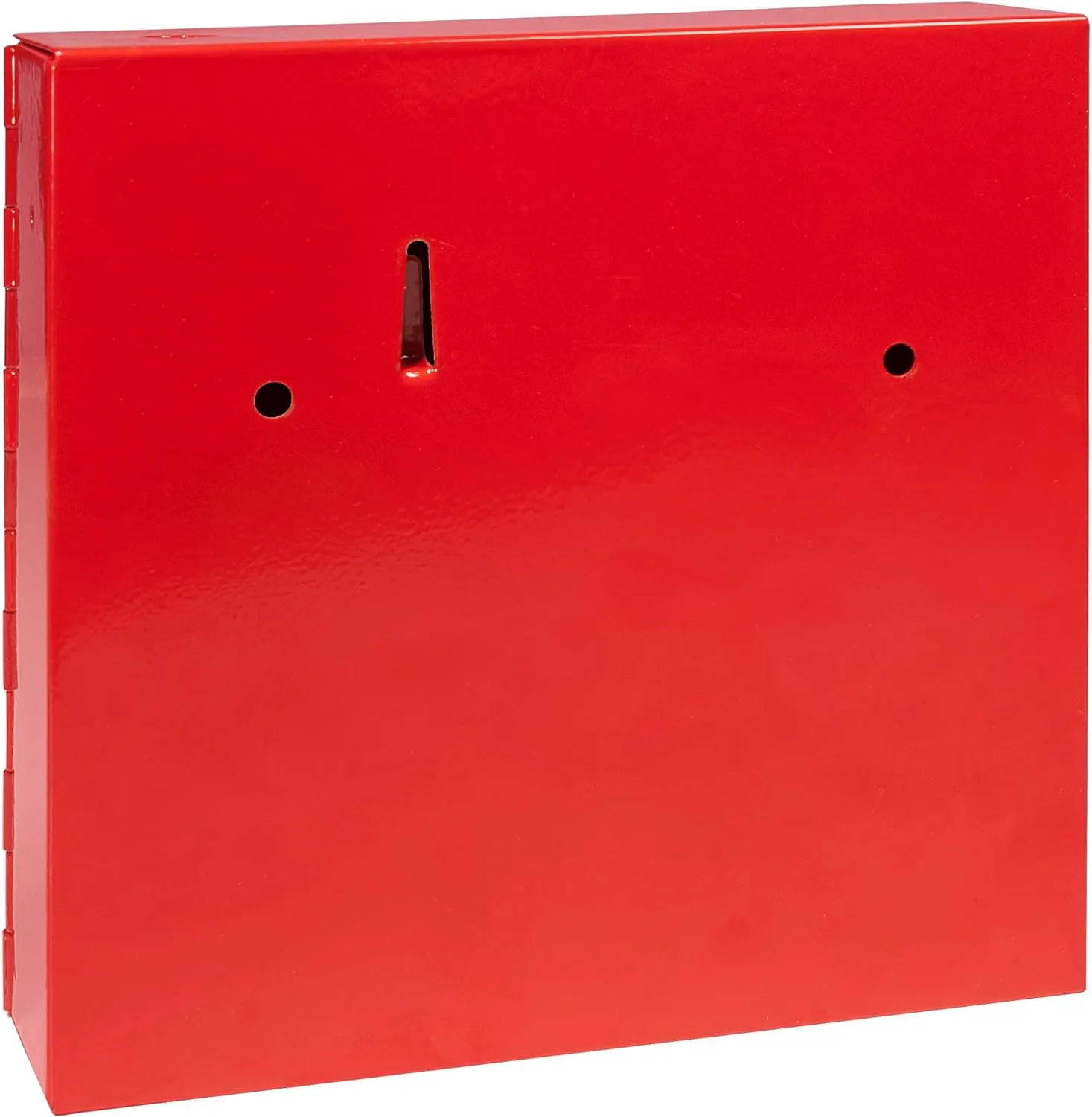 Barska Red Key Lock Breakable Glass Window Alarm Emergency Key Storage Lock Box with Attached Hammer for Home and Business