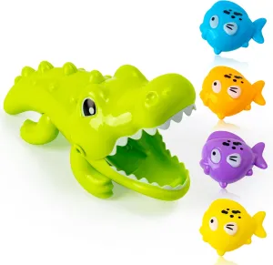 Bath Toys for Toddlers, Bath Water Toy Animal Crocodiles Fish Kids Bathtub Floating Toys Infants Shower Pool Summer Swimming Toy Interactive Fun Bath Time Children Gifts for Boys Girls