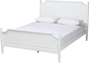 Baxton Studio Mariana Bed (Platform), Queen, White