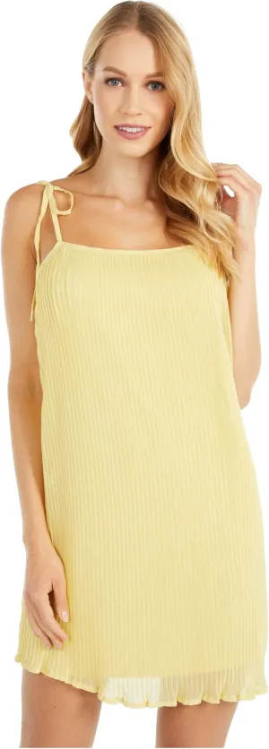 BCBGeneration Women's Pleated Tie Strap Mini Dress