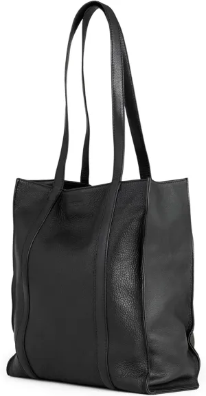 BERLINER BAGS Premium Genuine Leather Tote Bag Kira, Shoulder Bag, Hobo Bag for Women - Black