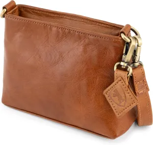 BERLINER BAGS Vintage Genuine Leather Shoulder Bag Marbella, Crossbody Purse for Women, Satchel Bag