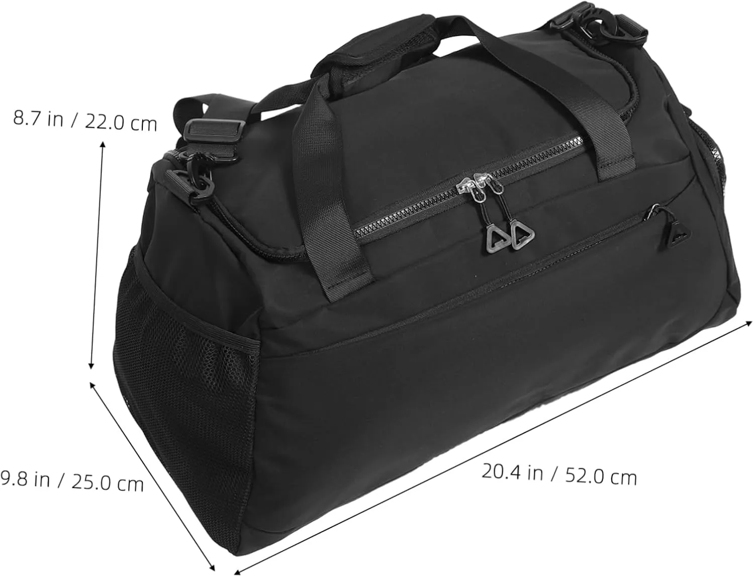 BESPORTBLE Black Duffel Bag Backpack Travel Duffel Bag Oxford Cloth Gym Bag Duffle Bag for Travel Women