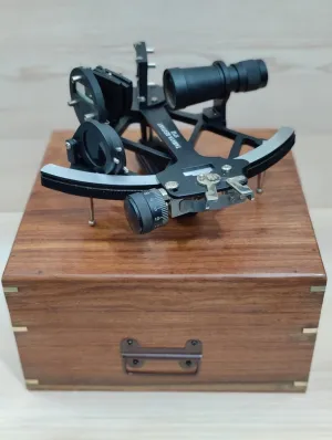 Black Brass Nautical Sextant-Vintage Navigation Antique Let You Take Altitude Readings Very Accurately