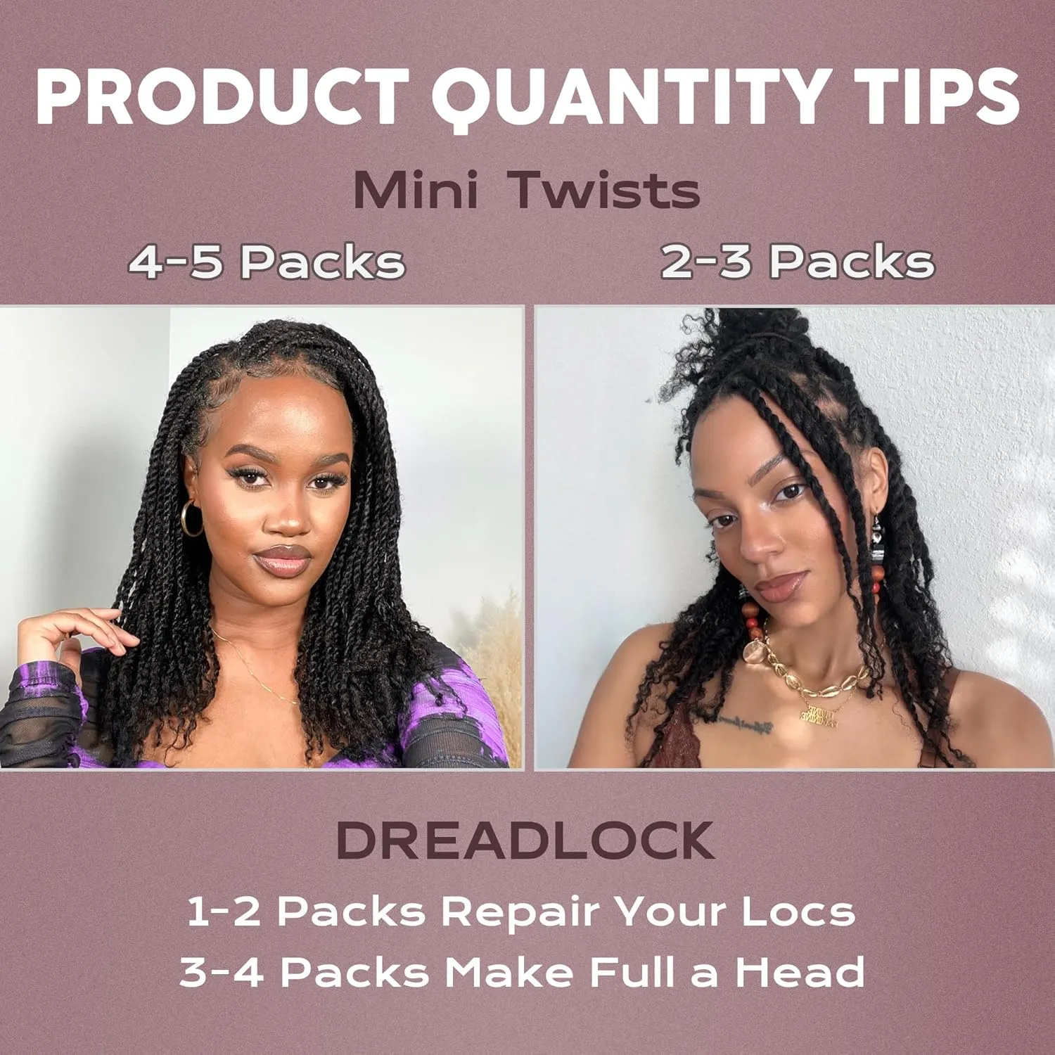 BLL Afro Kinkys Bulk Human Hair-100% Human Hair for Mini Twist Braiding Dreadlock Loc Extensions Afro Kinky Curly Hair Bulk Black Color (4#, 16 Inch (Pack Of 1))