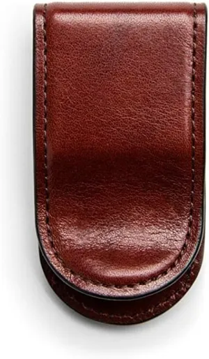 Bosca Old Leather Covered Money Clip