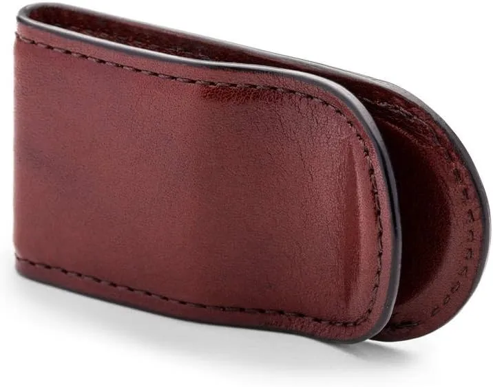 Bosca Old Leather Covered Money Clip