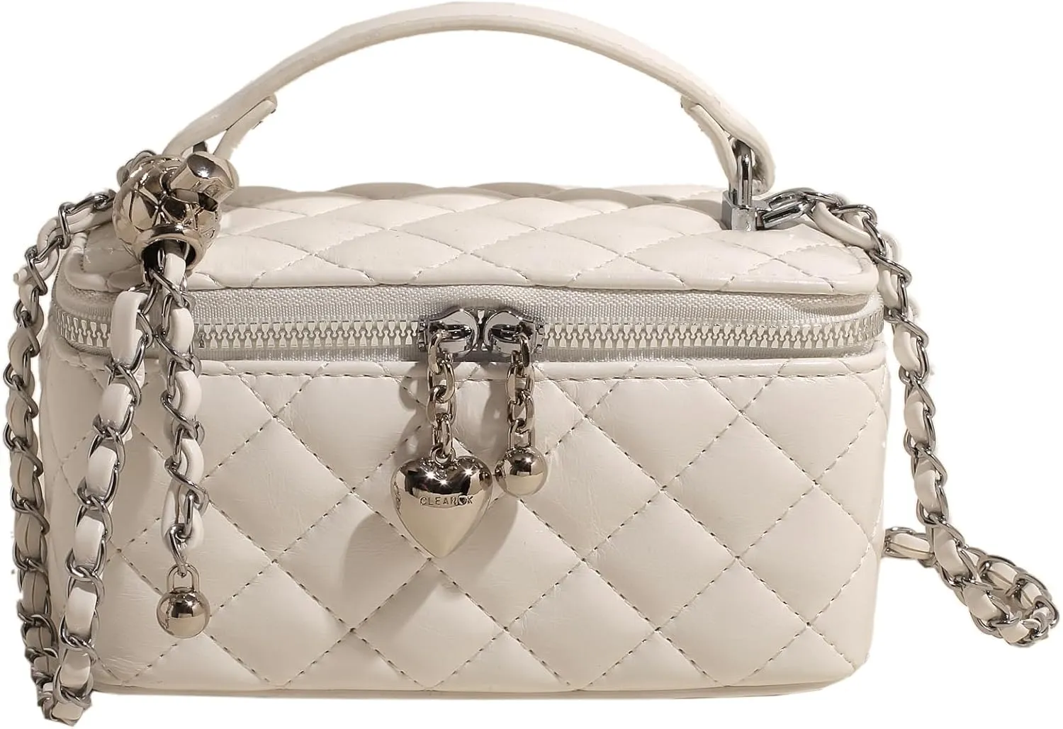 Box Square Handbag Purse for Women Chain Designer Crossbody Shoulder Bag Mini Top-Handle Pouch