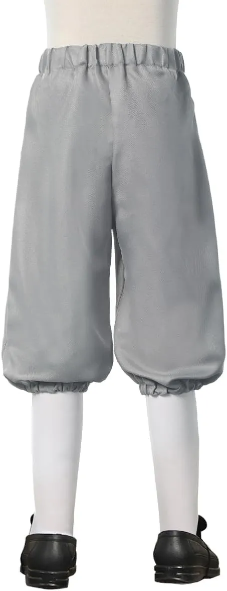 Boys Colonial Costume Set Knicker Pants Shoe Buckles White Socks Accessories for Colonial Style Boys Knicker Pants