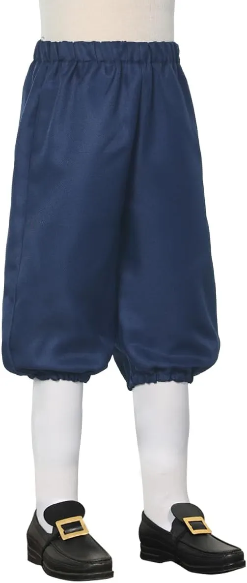 Boys Colonial Costume Set Knicker Pants Shoe Buckles White Socks Accessories for Colonial Style Boys Knicker Pants