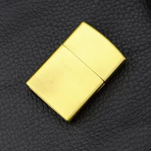 Brass Embossed Chinese Scroll Flint Lighter
