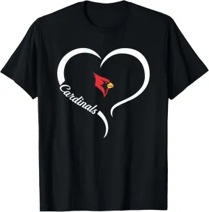 Brighton Cardinals Logo Half Heart Slogan HS T-Shirt