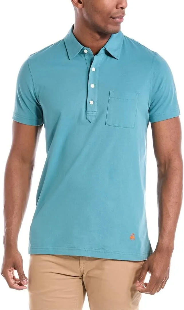 Brooks Brothers Men's Washed Cotton Jersey Polo
