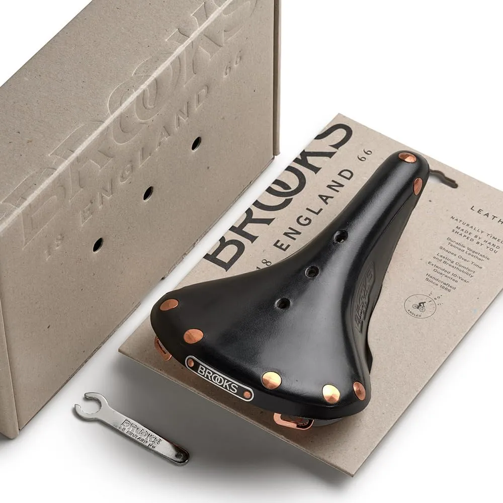 Brooks England B17 Special, Leather Bike Saddle with Hand-Hammered Copper Rivets
