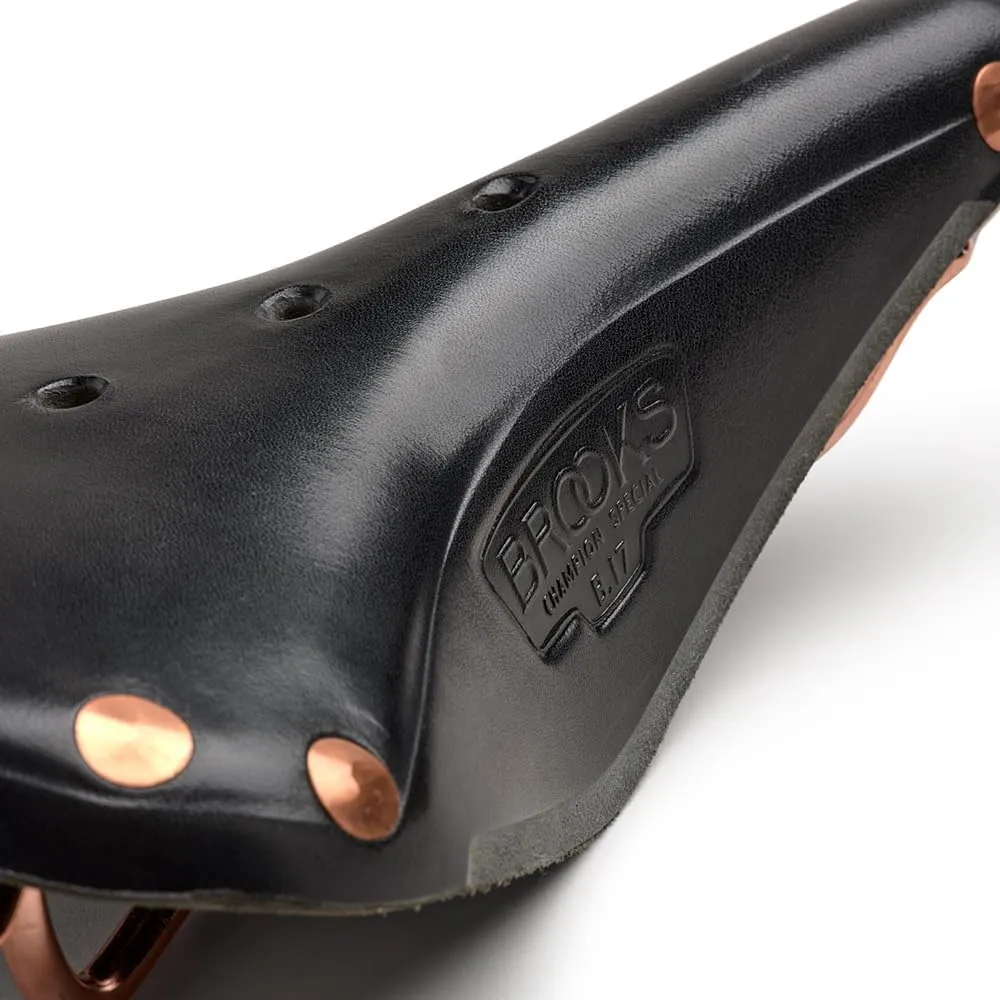 Brooks England B17 Special, Leather Bike Saddle with Hand-Hammered Copper Rivets