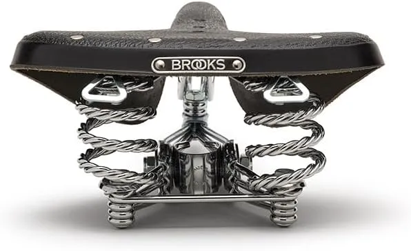 Brooks England B33, Urban Cycling Leather Saddle with Suspensions