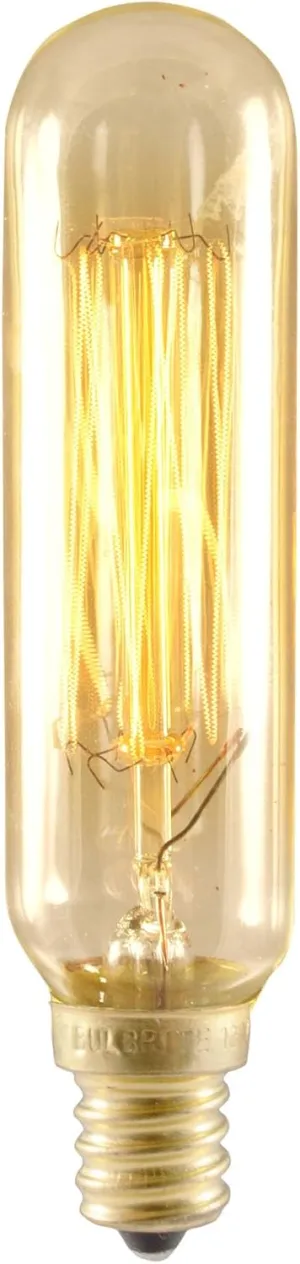 Bulbrite 132506 5-Pack 25W T6 E12 Base 120V Nostalgic Incandescent Edison