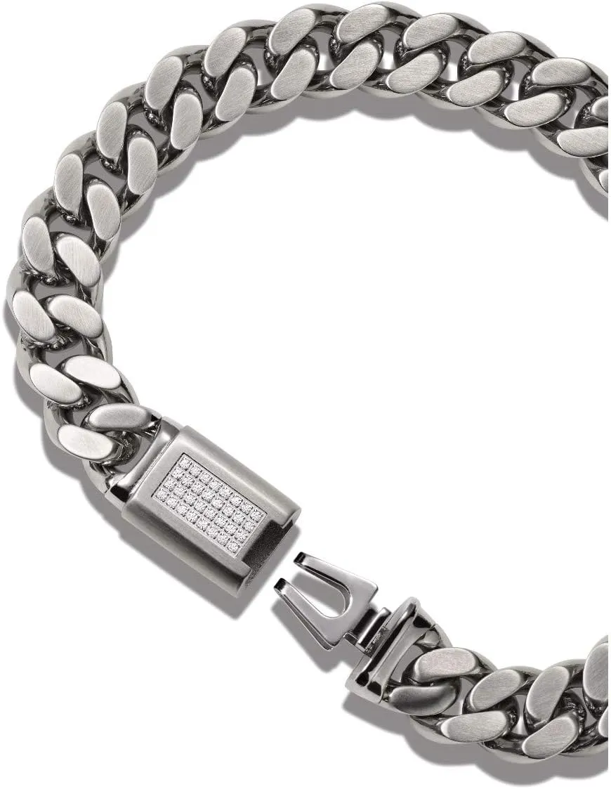Bulova Mens Classic Chain Bracelet