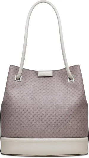 Calvin Klein Ash Tote Bag – North/South, Vegan Leather, 2 Pockets