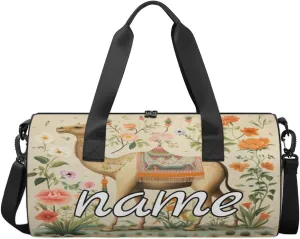 Camel Personalized Dance Bags, Camel Custom Sport Duffel Bag Travel Duffle Bag Overnight Weekender Bag