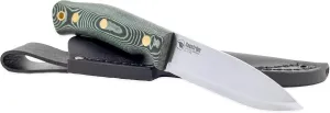 Casstrom No.10 SFK - Sleipner Scandi/Green Micarta - Fixed