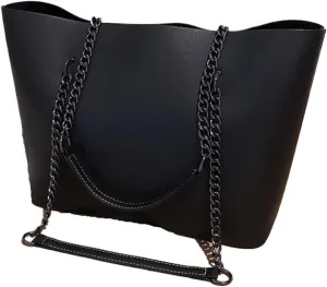 Chain Handle Shoulder Tote Bag For Women