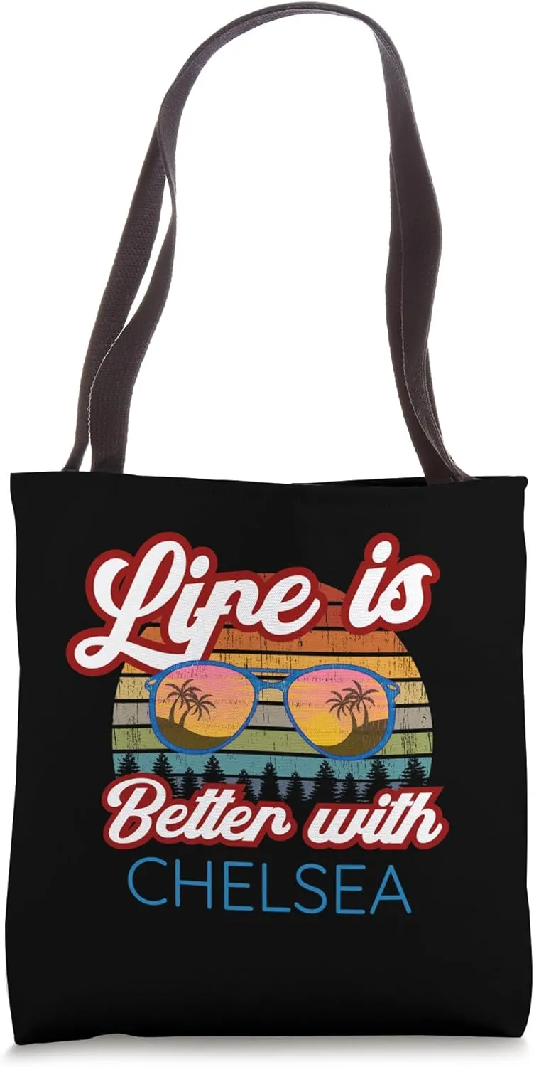 Chelsea Souvenir / Londoners 'Life Is Better With Chelsea!' Tote Bag