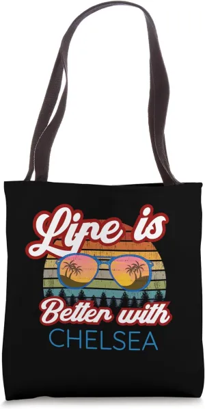 Chelsea Souvenir / Londoners 'Life Is Better With Chelsea!' Tote Bag