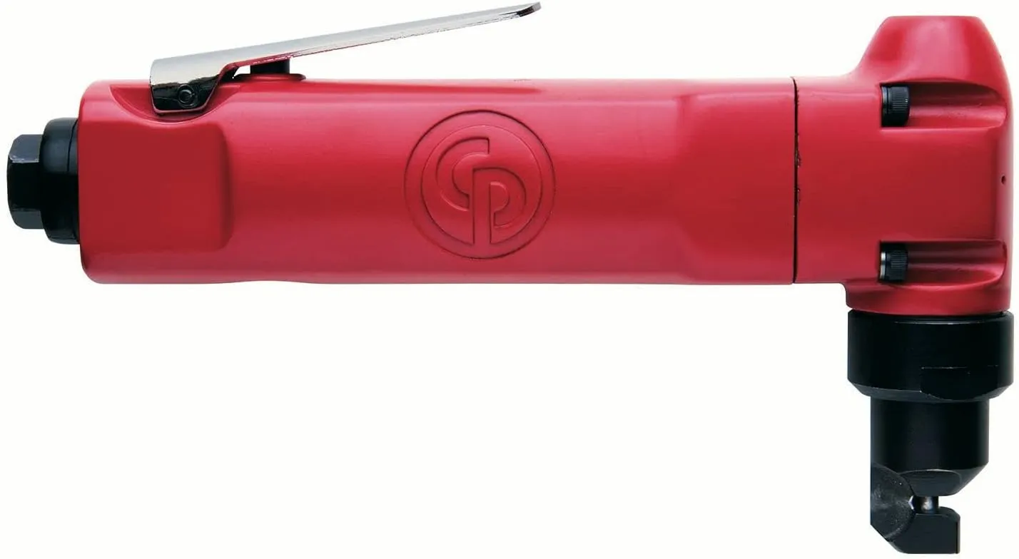 Chicago Pneumatic CP835 - Air Nibbler Cutting Tool, 0.42 HP / 310 W, 2750 Stroke Per Minute, Rugged Head with 0.177 Inch Diameter Punch, Cut Steel & Sheet Metal up to 0.06 Inch (16 Gauge), Automotive