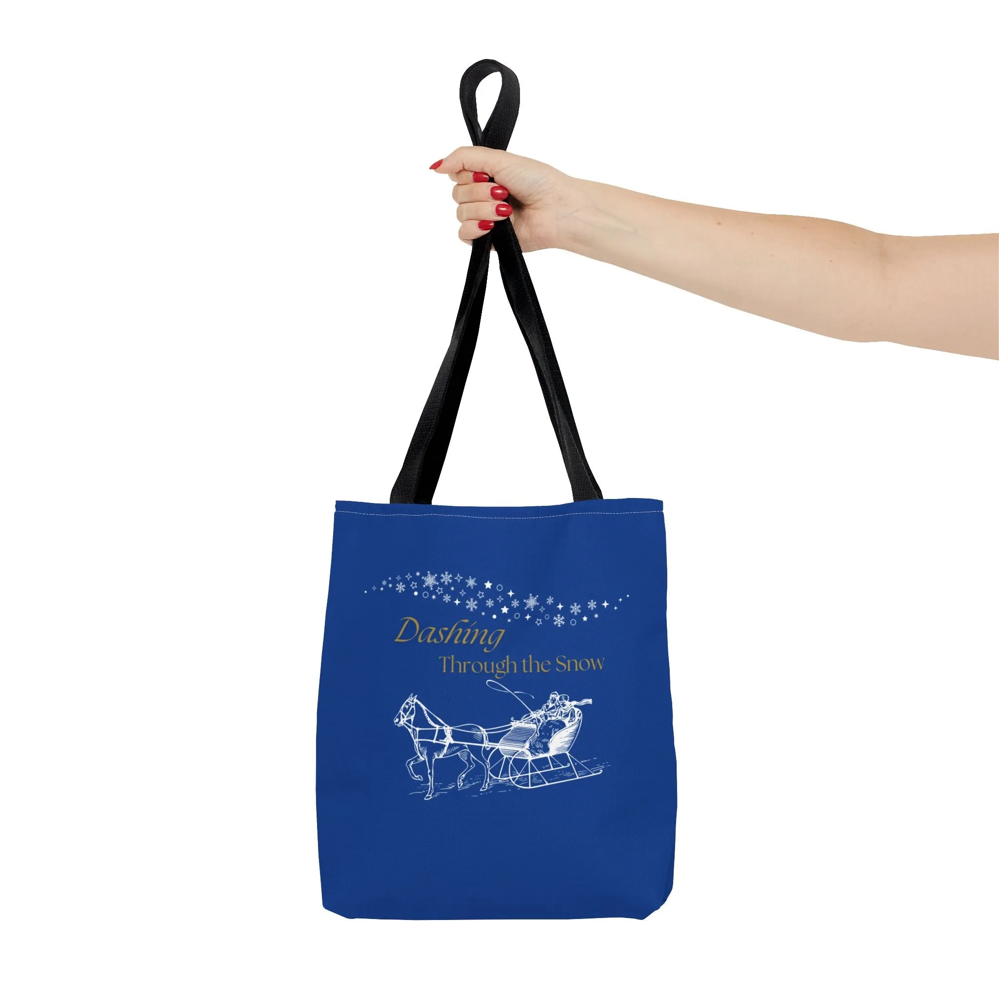 Christmas Carols Dashing Through the Snoŵ Tote Bag