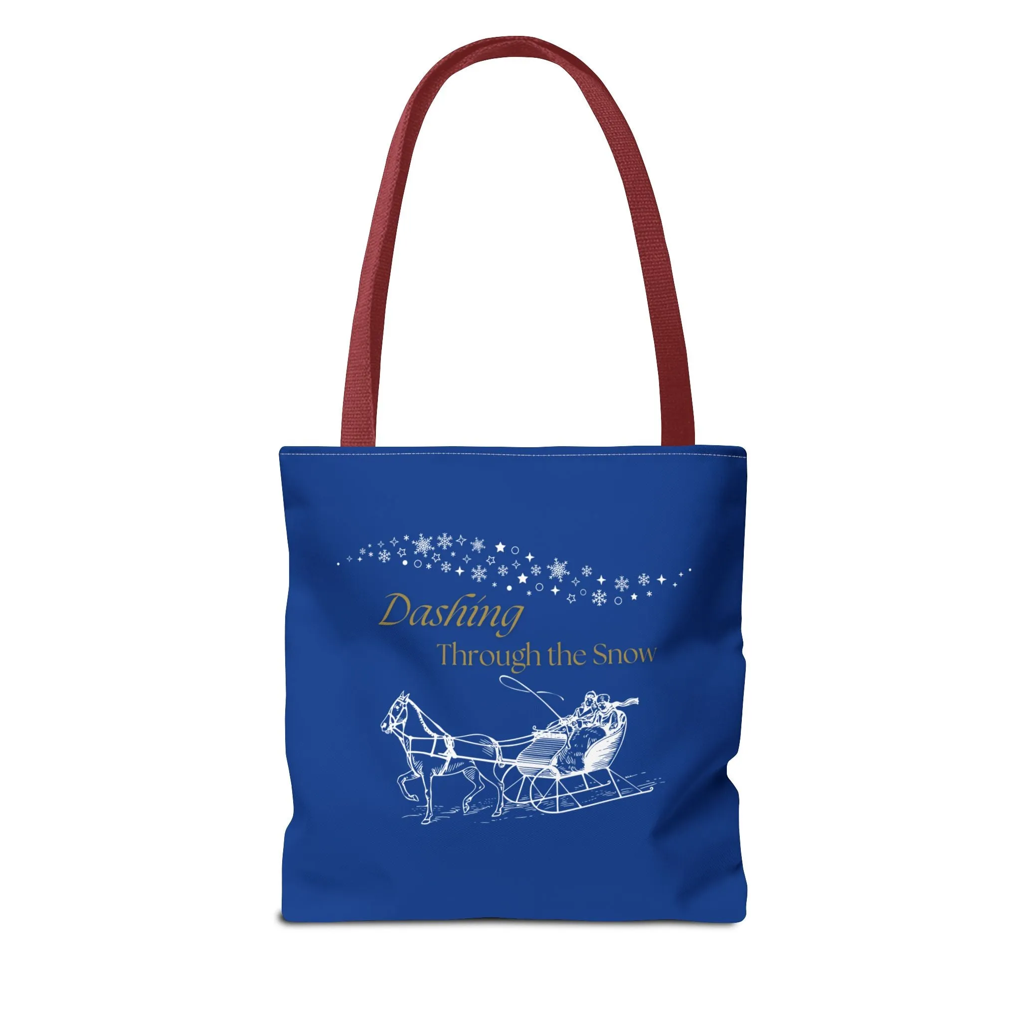 Christmas Carols Dashing Through the Snoŵ Tote Bag