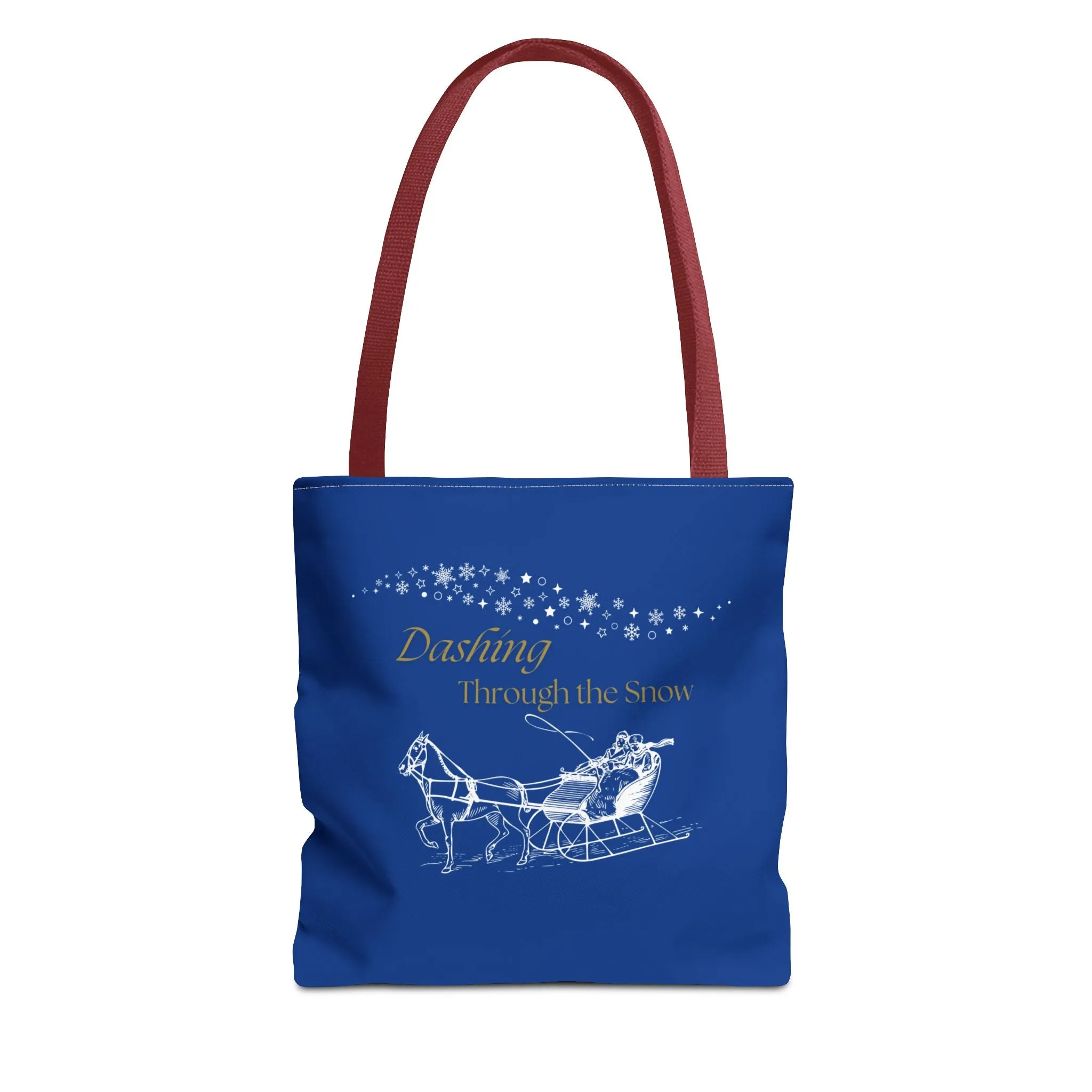 Christmas Carols Dashing Through the Snoŵ Tote Bag