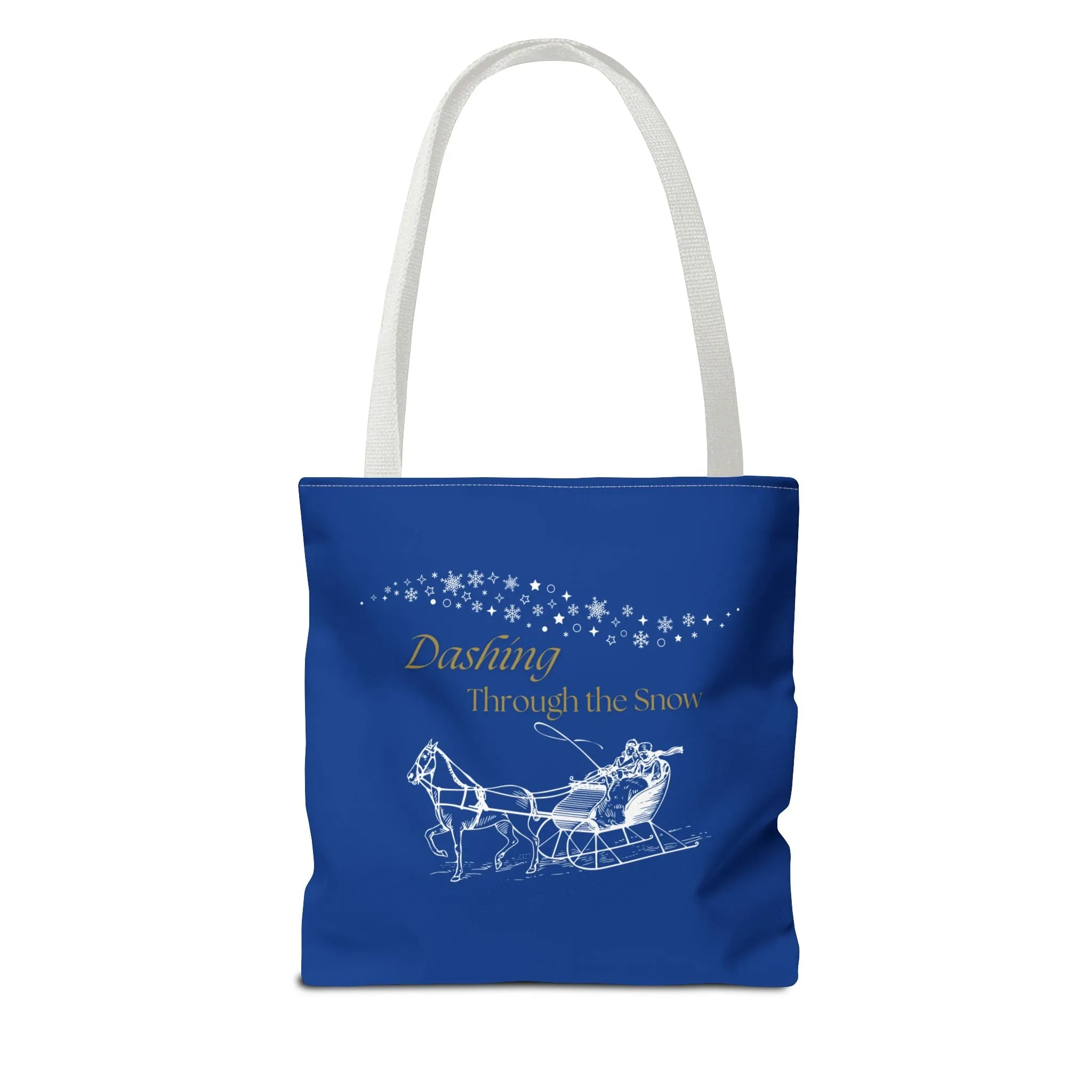Christmas Carols Dashing Through the Snoŵ Tote Bag