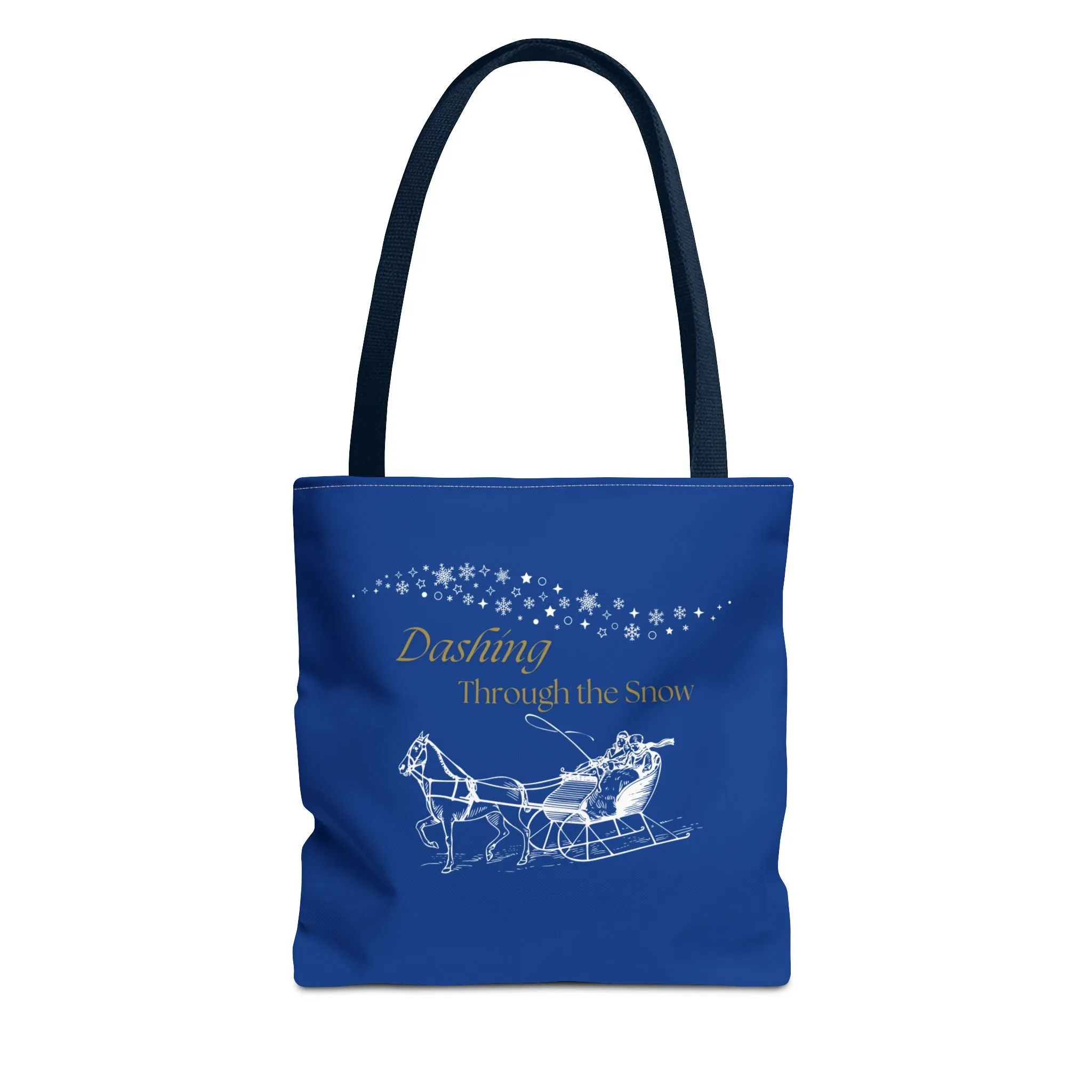 Christmas Carols Dashing Through the Snoŵ Tote Bag