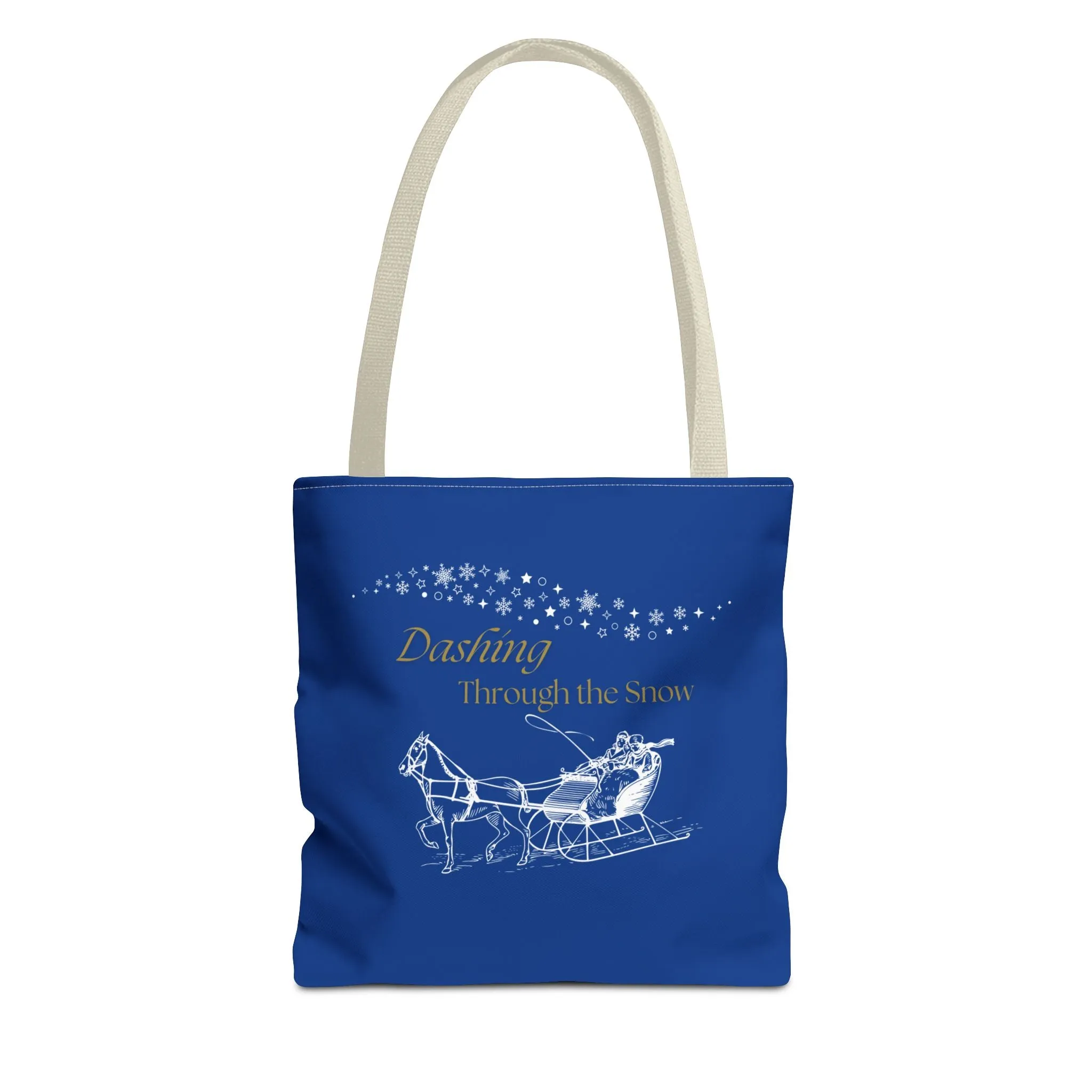 Christmas Carols Dashing Through the Snoŵ Tote Bag