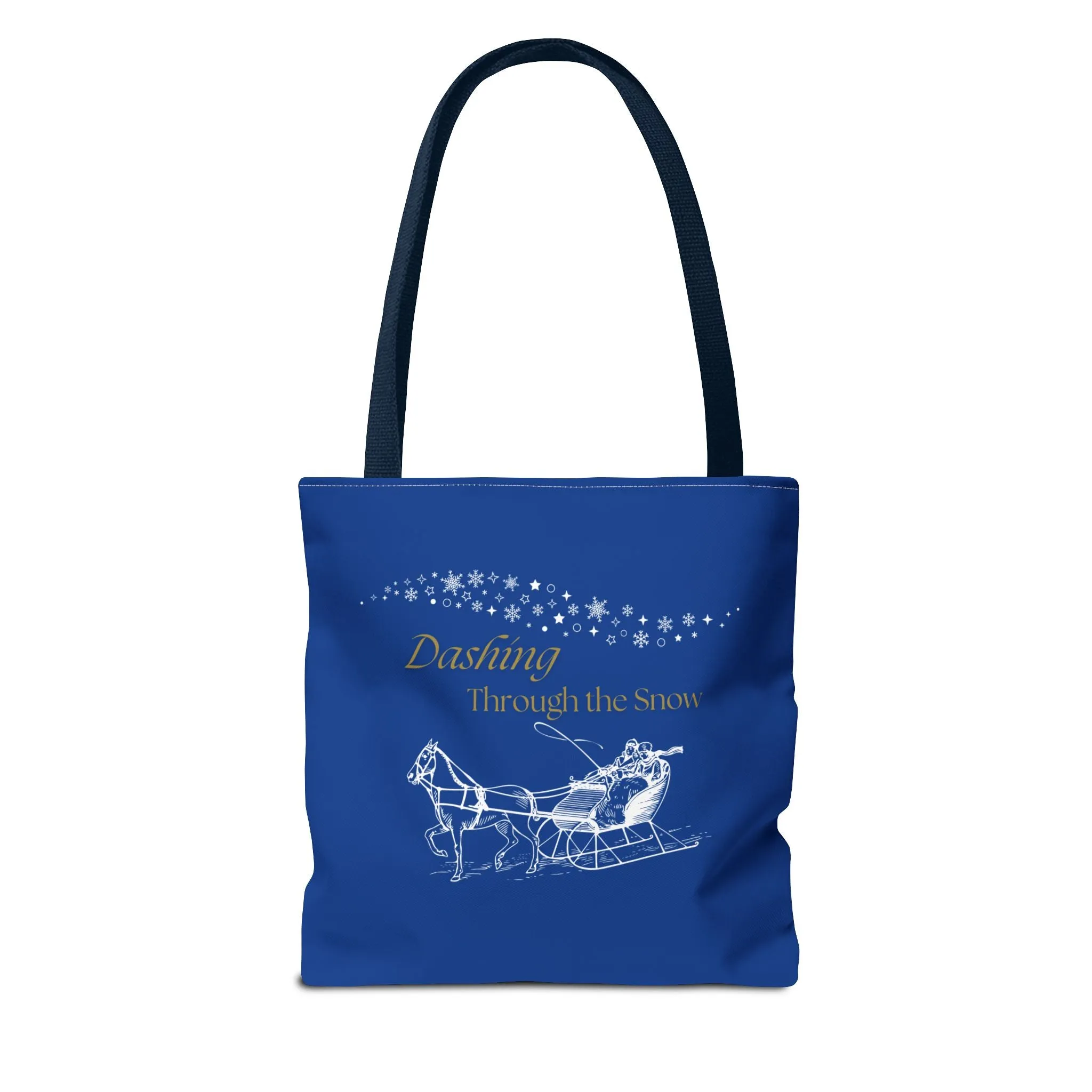 Christmas Carols Dashing Through the Snoŵ Tote Bag