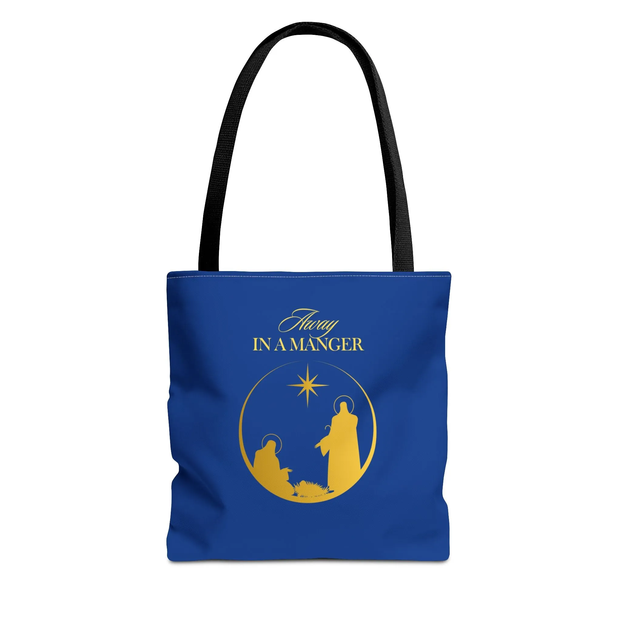 Chritmas Carols Away in a Manger Tote Bag