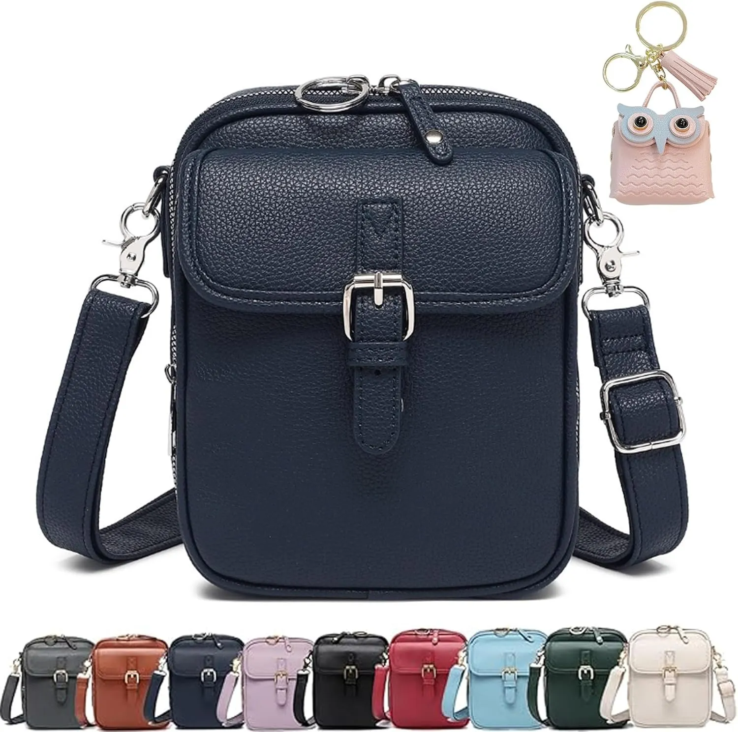 Collaboraten1 Collaborate Crossbody Leather Bag, Urvashi Crossbody Leather Bag Women